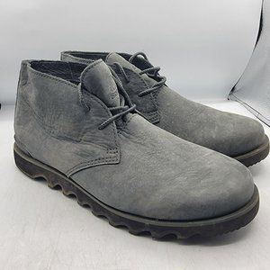 Sorel Mens 9.5 Kezar Chukka Waterproof Boots Gray Suede Outdoors Casual